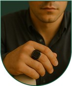 تصویر انگشتر مردانه کد af102 