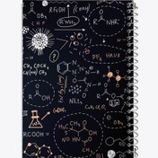 تصویر دفتر شطرنجی ۱۰۰ برگ خندالو طرح شیمی 