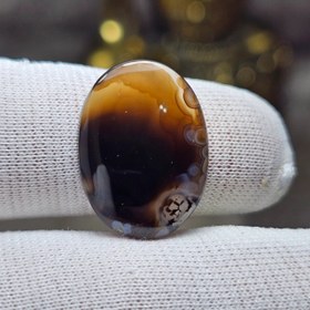 تصویر نگین سنگ طبیعی عقیق معدنی قائن کد : 34265 