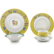 تصویر سرویس چینی زرین 1 نفره کودک مزرعه (5 پارچه) Zarin Iran ItaliaF Farm 5 Pieces Porcelain Kid Dinnerware Set