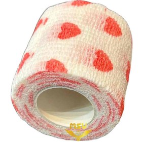 تصویر چسب خود چسب ورزشی طرح قلب 