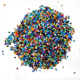 تصویر منجوق ریز هفت رنگ تیره 