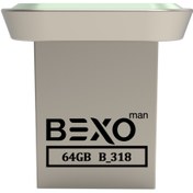 تصویر فلش مموری بکسو مدل B-318 ظرفیت 64 گیگابایت Bexo B-318 Flash Memory 64GB