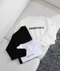 تصویر کراپ دورس فری سایز رنگبندی مشکی و سفید - سفید 