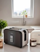 تصویر توستر رترو چند پوسته مشکی اورجینال Karaca 