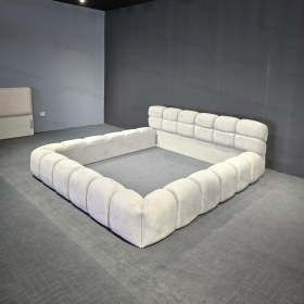 تصویر تخت خواب پفی 