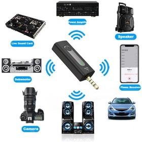 تصویر میکروفون یقه ای دوتایی وایرلس مدل K35 با رابط تایپ سی K35 WIRELESS MICROPHONE