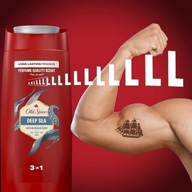 تصویر شاور ژل اولد اسپایس Old Spice مدل Deep Sea 