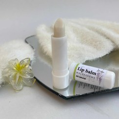 تصویر بالم لب دست ساز با رایحه طالبی بی رنگ ویتامینه لب و رفع ترک و خشکی لب 