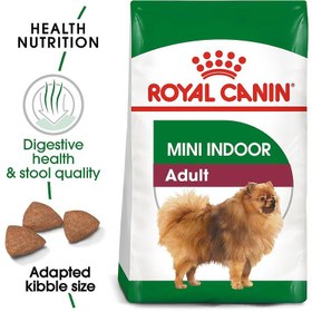 تصویر غذای مینی ایندور ادالت خشک سگ رویال کنین ا royal canin for adult mini indoor dry dog food royal canin for adult mini indoor dry dog food