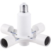 تصویر تبدیل سرپیچ لامپ ۱ به ۵ 