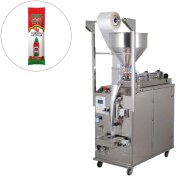 تصویر دستگاه پرکن بسته بندی ساشه ۱۰-۱۰۰ میلی لیتر بک سیل مایعات غلیظ و رقیق مدل S6 آرازتک 