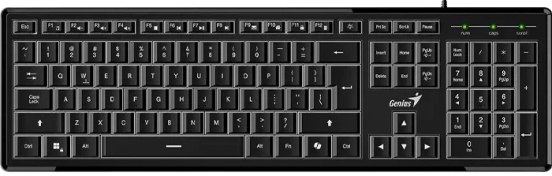 تصویر Genius SlimStar 820 Illuminated Slim Keyboard 