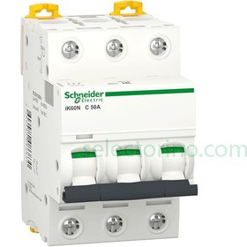 تصویر کلید مینیاتوری سه فاز 50 آمپر اشنایدر مدل A9K24350 اشنایدر Schneider Electric 