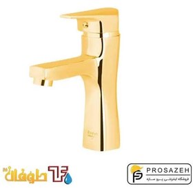 تصویر شیر روشویی طوفان فلز مدل ملانی - کروم Tofan Felez Pillar Faucet Melani Model