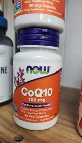 تصویر سافت ژل کوآنزیم NOW Coenzyme Q10 100mg ۳۰عددی 