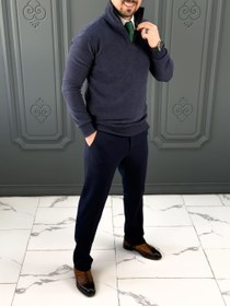 تصویر پلیور 060301 POLO سرمه‌ای 