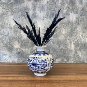 تصویر گلدان قلم آبی چینی 