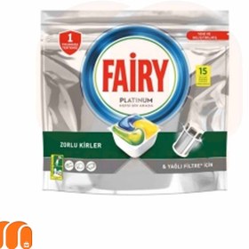 تصویر قرص ماشین ظرفشویی فیری Fairy مدل Platinum پلاتینیوم 15 عددی 