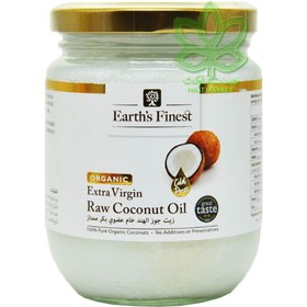 تصویر روغن نارگیل خام فرابکر ارگانیک ۲۰۰ گرم – earth finest 