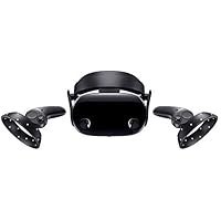 تصویر هدست واقعیت ترکیبی SAMSUNG HMD Odyssey+ با 2 کنترلر بی سیم 3.5 اینچی مشکی (XE800ZBA-HC1US) SAMSUNG HMD Odyssey+ Windows Mixed Reality Headset with 2 Wireless Controllers 3.5" Black (XE800ZBA-HC1US)