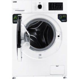 تصویر ماشین لباسشویی سام 9 کیلویی مدل P1475 _ نقره ای ا SAM WASHING MACHINE 9KG BL-P1475I SAM WASHING MACHINE 9KG BL-P1475I