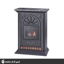 تصویر بخاری گازی ایمن گاز مشهد طرح کلبه ای مدل شادلین 11000 imen gas mashhad cottage design model shadlin11000