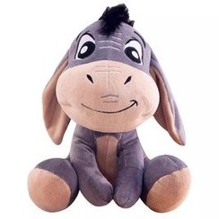 تصویر عروسک الاغ مهربان ایور مدل 001 سایز ۴۰ سانتی متر 