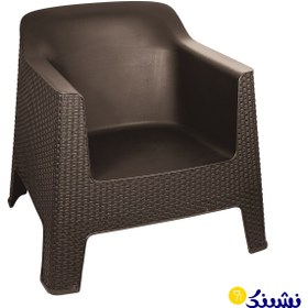 تصویر مبل حصیری ناصر پلاستیک کد 891 تک نفره 