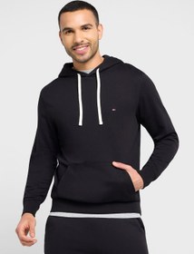 تصویر هودی با جزئیات جیب لوگو برند Tommy Hilfiger Logo Pocket Detail Hoodie