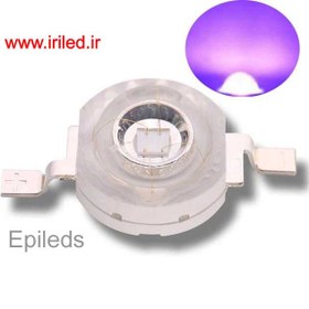 تصویر پاور ال ای دی UV ۳ وات طول موج ۳۹۵ نانومتر 