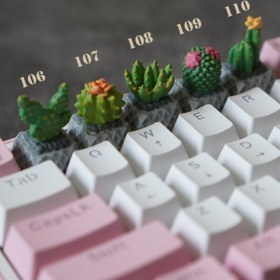 تصویر کیکپ هنری طرح کاکتوس 