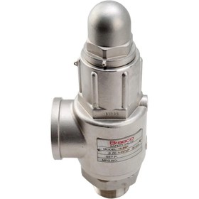 تصویر شیر اطمینان استنلس استیل دنده 304-pn16 دنده -LESER - ۱ safety valve stainless steel npt pn16 304