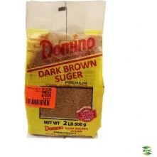 تصویر شکر قهوه ای domino 