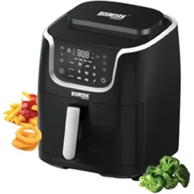 تصویر سرخ کن 7 لیتر با بخارپز بیسمارک مدل BM3580 bismark BM3580 air fryer