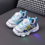 تصویر کتونی سوییچ دار کف چراغدار - آبی کمرنگ / 30 