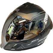 تصویر کلاه کاسکت فول فیس Qike مشکی سفید 