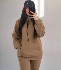 تصویر ست هودی شلوار خرجکار کش کد 5168 