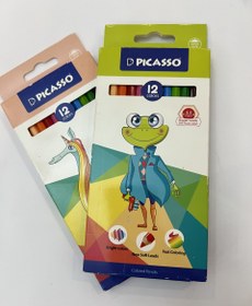 تصویر مدادرنگی 12 رنگ پیکاسو 