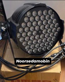 تصویر پار ال ای دی ۶۰ ۳ وات فول کالر پشت فلز ۴ کابل 