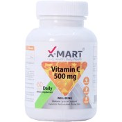 تصویر قرص ویتامین سی 500 میلی گرم ایکس مارت 60 عددی X Mart Vitamin C 500 mg 60 Tablets