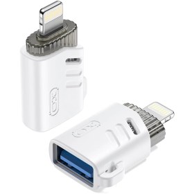 تصویر مبدل OTG تبدیل USB به Lightning ایکس او مدل NB256 A 