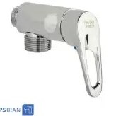 تصویر شیر اهرمی توالت تکی 3/4 کروم راسان مدل تیدا RASSAN Chrome Tida Shower Mixer