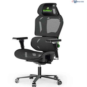 تصویر صندلی گیمینگ یوریکا مدل Typhon ERK-GC05-G EUREKA Typhon ERK-GC05-G Ergonomic Gaming Chair