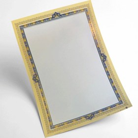 تصویر کاغذ تذهیب طلاکوب کد H-370 