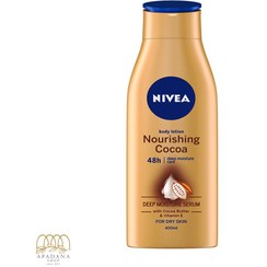 تصویر لوسیون بدن نیوآ مدل COCOA Butter حجم 400 میل Nivea Nourishing Cocoa Butter Body Lotion For Dry Skin 400 ml