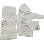 تصویر سرویس حوله حمام نوزادی 5تکه مادرکر mothercarea 