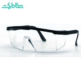 تصویر عینک ایمنی فریم مشکی 