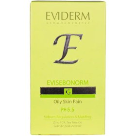 تصویر پن مناسب پوست چرب سبونورم اویدرم 100 گرم Eviderm Sebonorm Oily Skin Pain 100Gr