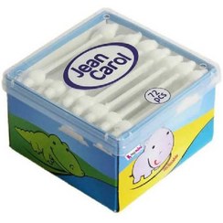تصویر گوش پاک کن جین کارول 72 عدد Jean Carol Cotton Swab 72 Pc